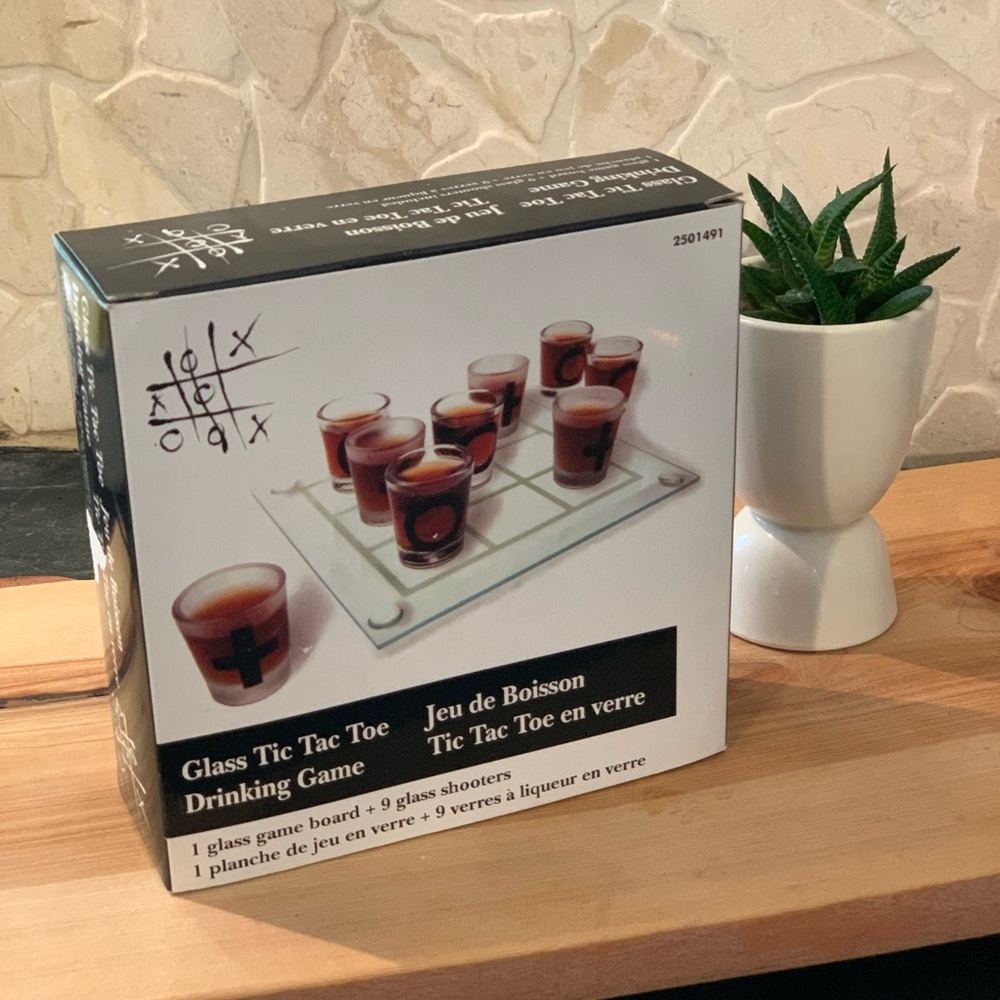 TIC TAC TOE | Mini Glass Drinking Game